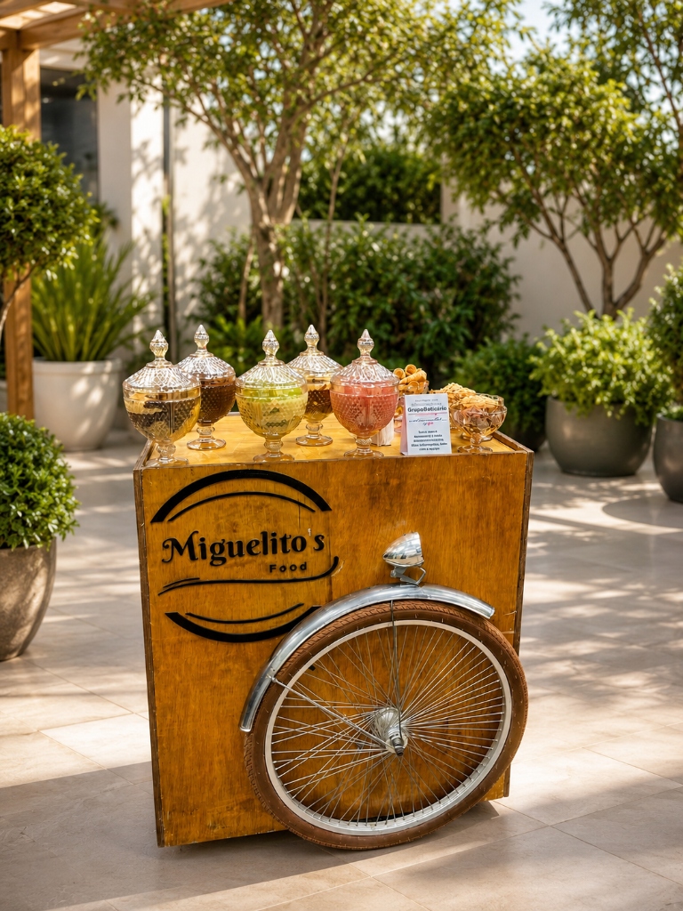 Carrinho de Brigadeiria Miguelitos Foods